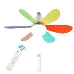 Charger l'image dans la galerie, Ventilateur LED intelligent à 3 vitesses + télécommande moderne pour la maison
