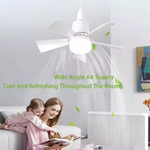 Charger l'image dans la galerie, Ventilateur LED intelligent à 3 vitesses + télécommande moderne pour la maison
