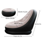 Charger l'image dans la galerie, Fauteuil gonflable + pompe manuel
